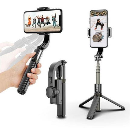 Tripod for Phone, 3 in 1 Phone Tripod Stand and Selfie Stick with Bluetooth Remote, Extendable Aluminum Tripod