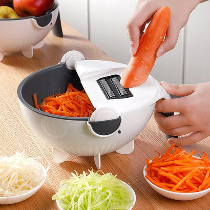 Vegetable Chopper 7 in 1, Food Chopper with Detachable Bowl and Drainer
