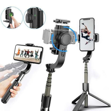 Tripod for Phone, 3 in 1 Phone Tripod Stand and Selfie Stick with Bluetooth Remote