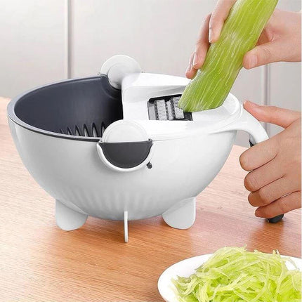 Vegetable Chopper 7 in 1, Food Chopper with Detachable Bowl and Drainer – image 4