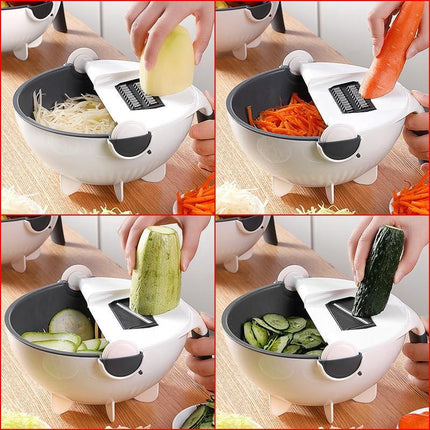 Vegetable Chopper 7 in 1, Vegetable Slicer with Grater and Peeler – image 7