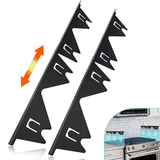 Stove Gap Covers Set of 2, Retractable Stainless Steel Stove Gap Filler for Kitchen Counter