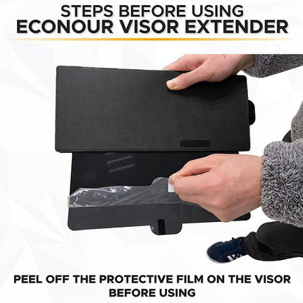 Anti Glare Car Sun Visor Extender with Polarized Lens for Day and Night Driving, Fits Cars and SUVs – image 4