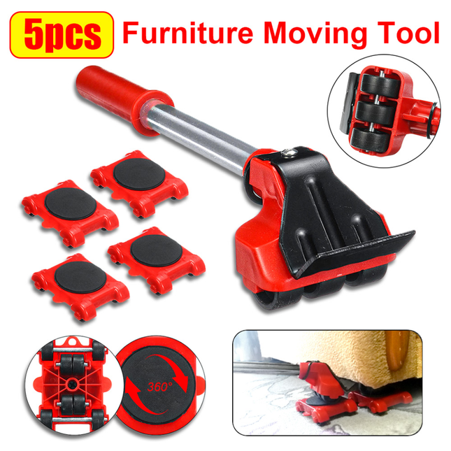Furniture Lifter and Sliders, Furniture Rollers for Moving on All Floors