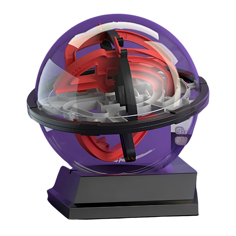 Tuzwa 3D Maze Ball Puzzle – 4-Level Tilt-Controlled Puzzle Ball with Numbered Paths, Transparent Shell & Handheld Design