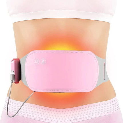 Menstrual Heating Belt, Heating Pad for Period Cramps with Heat and Vibration, Wearable Heating Pad for Cramp Relief
