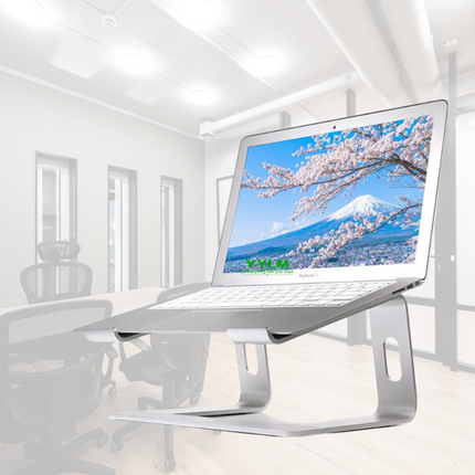 Laptop Stand for Desk, Portable Ergonomic Laptop Stand, Aluminum Laptop Riser with Non Slip Pads for Eye Level