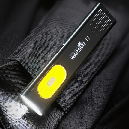 Rechargeable Flashlight, EDC Flashlight with Magnetic Base, Mini Keychain Flashlight for Everyday Carry