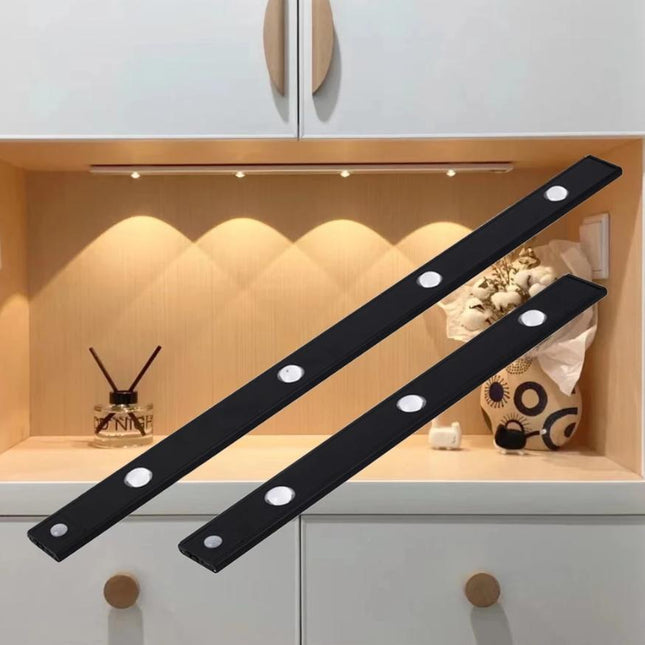Under Cabinet Light Motion Sensor, Rechargeable Magnetic LED Closet Light, Motion Activated Light for Stairs