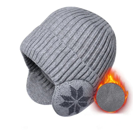 Beanies with Ear Flaps, Warm Ribbed Beanie Hat – image 15