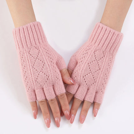 Hand Warmers for Women, Touchscreen Winter Gloves with Ribbed Cuffs – image 10