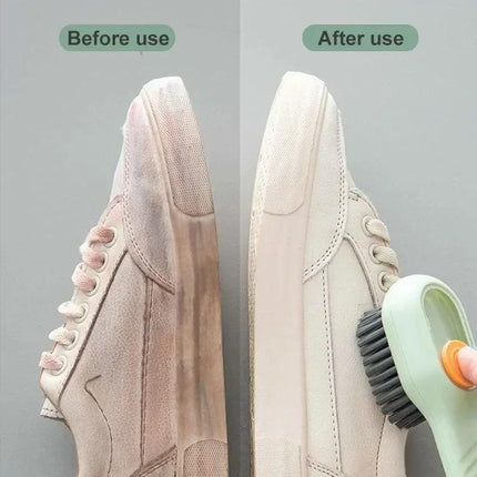 Shoe Scrubber Brush with Soap Dispenser, Shoe Cleaner for Sneakers and Floors – image 5