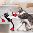 Catnip Toy for Cats, Interactive Cat Toy with Suction Cup, Spring Cat Toy with Boxing Gloves and Bells