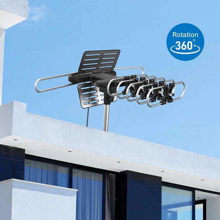Digital TV Antenna, Long Range Outdoor TV Antenna with 360 Degree Rotor – image 4