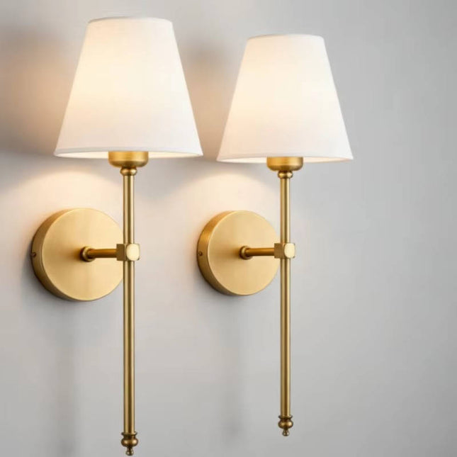 Battery Operated Wall Sconces Set of 2, Modern Wall Sconce for Bedroom