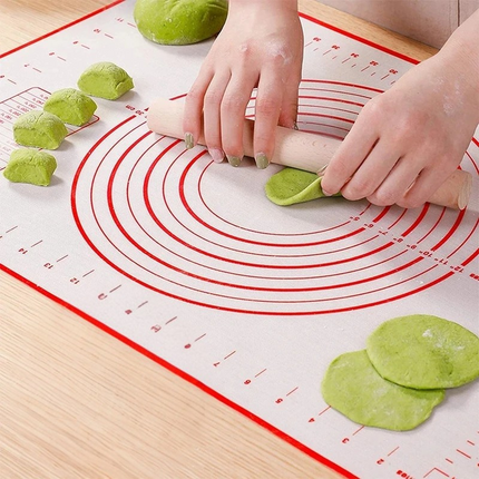 Silicone Baking Mat, Large Non Stick Pastry Mat for Rolling Dough, Silicone Counter Mat for Countertop, Baking Supplies