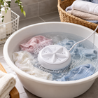 Ultrasonic Cleaner for Clothes, Jewelry and Glasses, Mini Washing Machine for Small Loads and Travel, Portable Washer