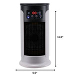 Tuzwa Portable Air Cooler – Windowless 18W Personal Cooling Fan, 300ml Water Tank, Swing Mode & Wheels