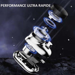 Tuzwa Electric Shaver for Men – 6 Stainless Steel Blades, 7200 RPM Motor, Wet & Dry Use, USB Rechargeable & Aluminum Body