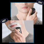 Tuzwa Electric Shaver for Men – 6 Stainless Steel Blades, 7200 RPM Motor, Wet & Dry Use, USB Rechargeable & Aluminum Body