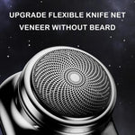 Tuzwa Electric Shaver for Men – 6 Stainless Steel Blades, 7200 RPM Motor, Wet & Dry Use, USB Rechargeable & Aluminum Body