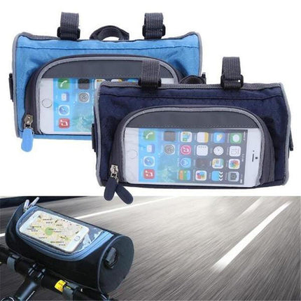 Bike Handlebar Bag with Touchscreen Phone Pocket, Waterproof Bike Bag – image 8