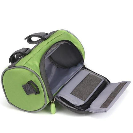 Bike Handlebar Bag with Touchscreen Phone Pocket, Motorcycle Handlebar Bag with Shoulder Strap – image 15