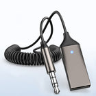 Bluetooth Aux Adapter for Car Stereo, Car Bluetooth Converter with Hands Free Calls