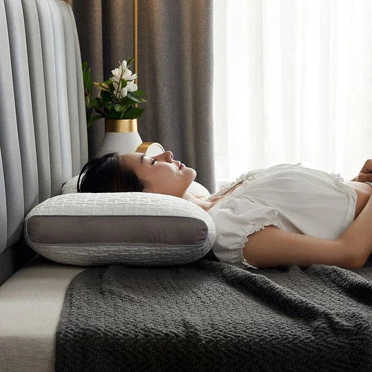 Hybrid Side Sleeper Pillow for Neck Pain, Neck Support Pillow for Shoulder Support