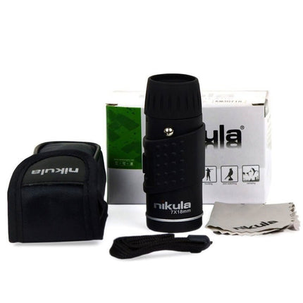 Tuzwa Compact 7x18 Monocular Telescope – Lightweight HD Optics for Bird Watching, Sports, Concerts, Camping & Travel