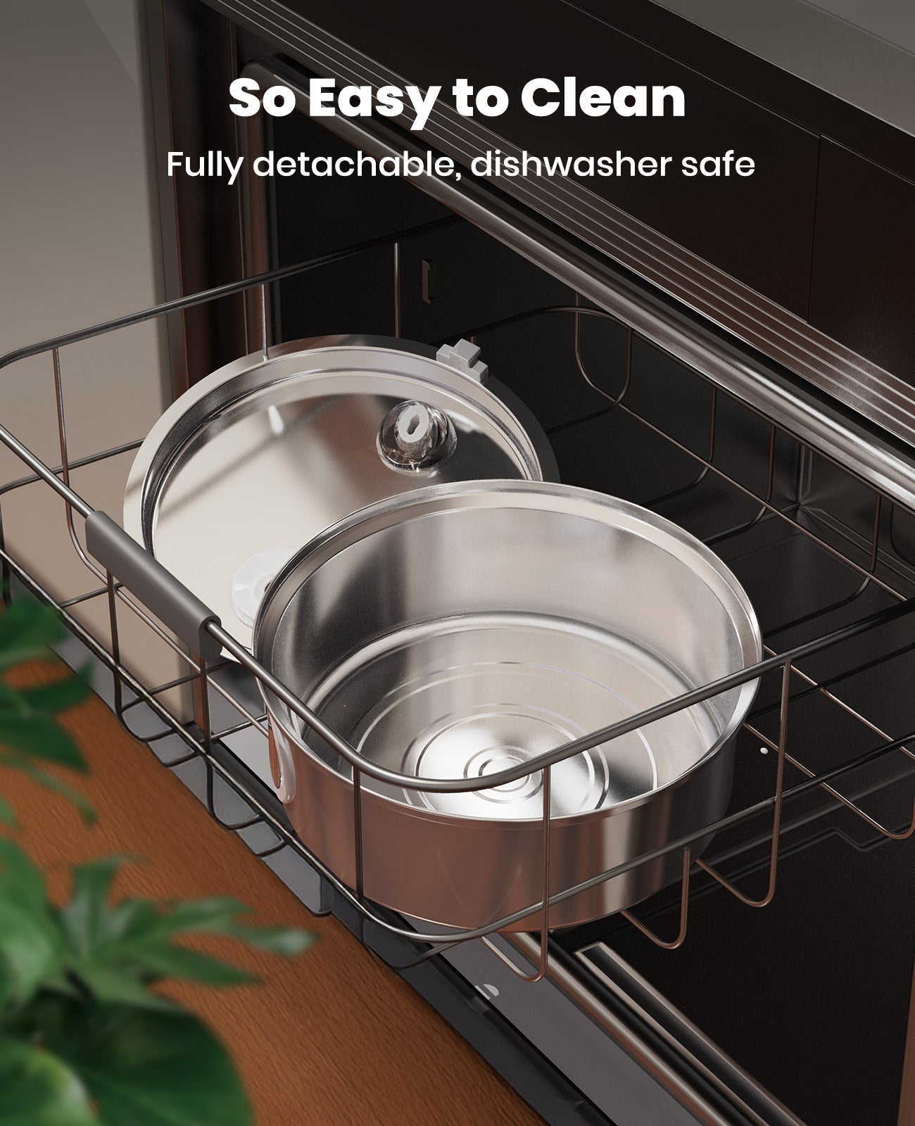 Tuzwa 7L Automatic Pet Water Fountain – 304 Stainless Steel Cat & Dog Water Dispenser with 5-Layer Filter, Water Level Window & Quiet Operation