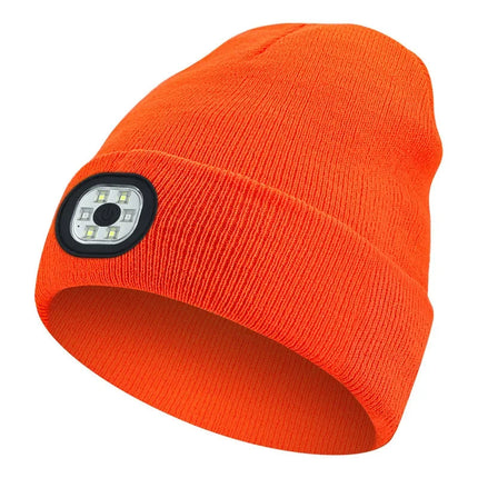 Rechargeable Lighted Beanie, Warm Knit Beanie – image 10
