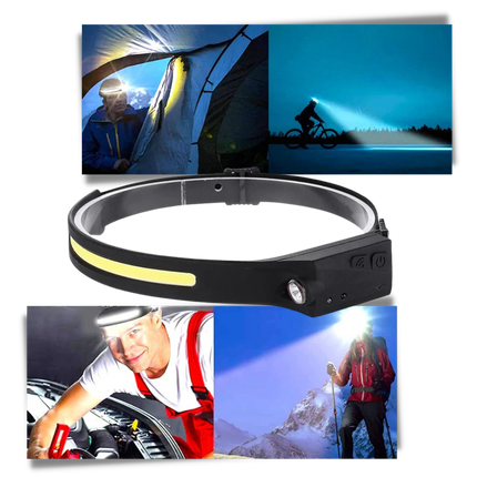 Rechargeable LED Headlamp, Waterproof Running Headlamp – image 4