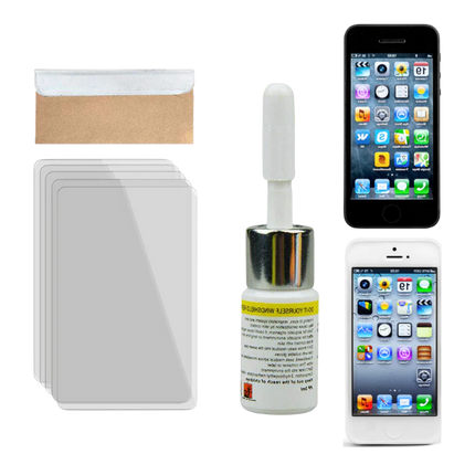 Windshield Repair Kit for Glass Crack and Chip, Phone Screen Crack Repair Kit with Resin, Car Windshield Chip Repair