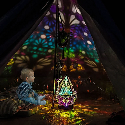 Colorful Night Light Projection Lamp with USB Power, Projection Light