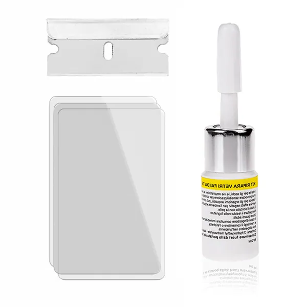 Windshield Repair Kit for Glass Crack and Chip, Phone Screen Crack Repair Kit with Resin