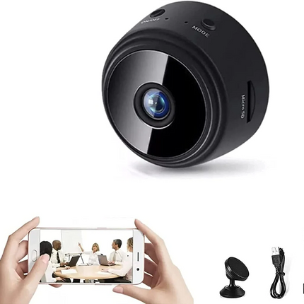 Mini Security Camera WiFi 1080P, Magnetic Home Security Camera with Night Vision, Small Wireless Camera for Indoor