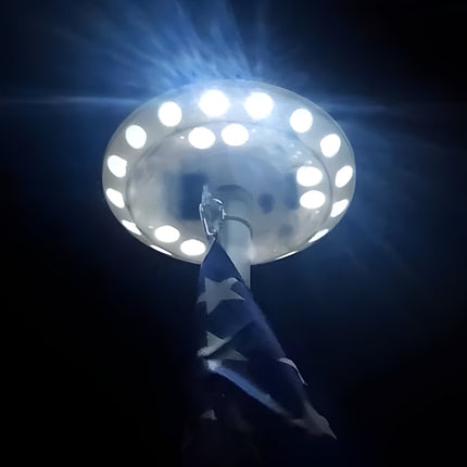 Flagpole Solar Light, Solar Flag Light with 26 Bright Leds – image 4