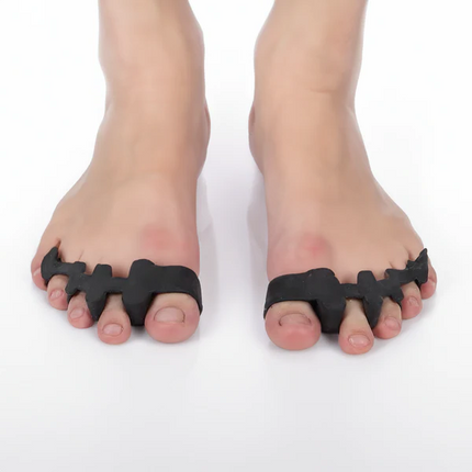 Silicone Toe Separators for Bunions, Gel Toe Spacers, Reusable Toe Spreaders, 1 Pair