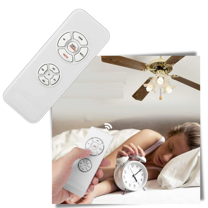 Ceiling Fan Light Remote Control Kit and RF Receiver, Wall Mount Fan Remote – image 5
