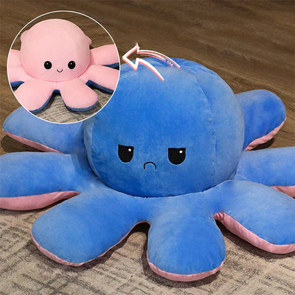 Octopus Plush Toy, Cuddly Octopus Stuffed Animal with Eight Tentacles and Soft Plush Fabric – image 4