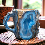 Tuzwa Crystal Coffee Mug – 10.14 oz Mineral-Inspired Novelty Cup with Unique Texture & Comfortable Handle