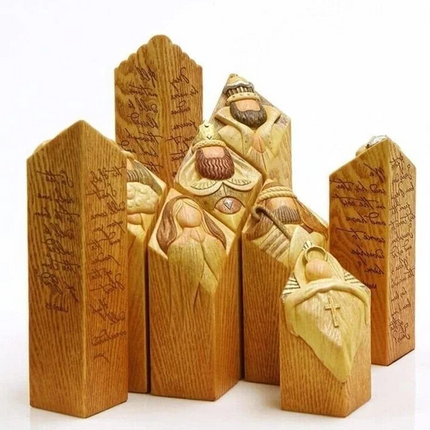 Nativity Set 9 Piece, Resin Nativity Statues