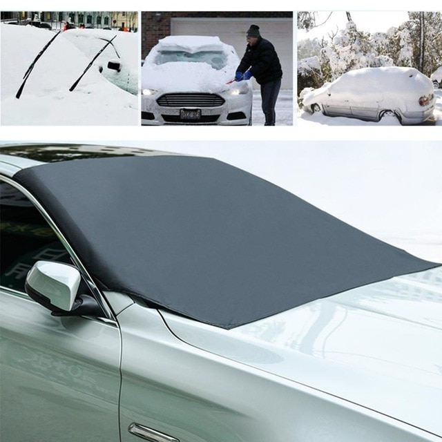 Car Windshield Cover, Magnetic Windshield Cover for Ice and Snow, Car Snow Cover with Storage Bag