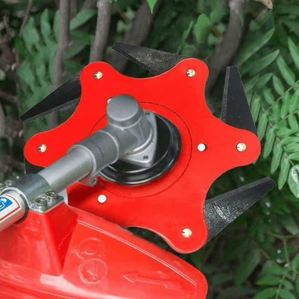 Weed Trimmer Head with 6 Manganese Steel Razors, Universal Weed Eater Head and Weed Eater Attachment for Grass – image 2