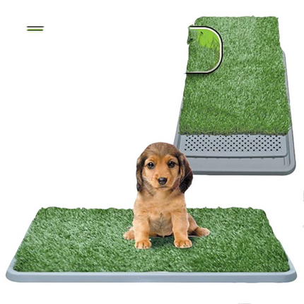 Fake Grass for Dogs, Dog Potty Pad with Artificial Grass Mat – image 4