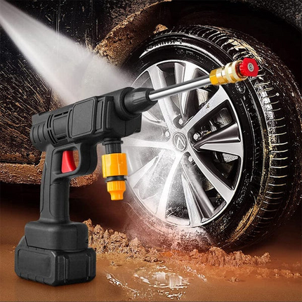 Cordless Spray Gun for Car Washing, Cordless Pressure Washer with 2 Nozzles for Bikes and Pets – image 5