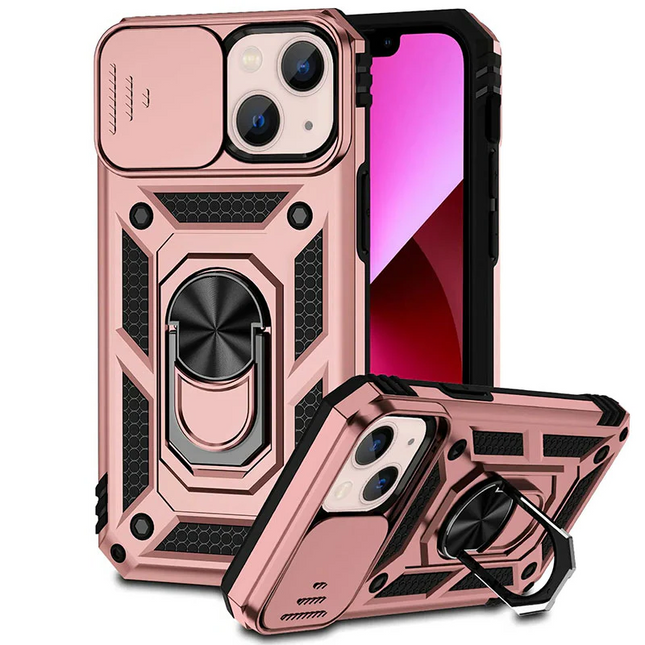 Magnetic Phone Case for iPhone 16 15 14, Water Resistant iPhone Case with Camera Cover