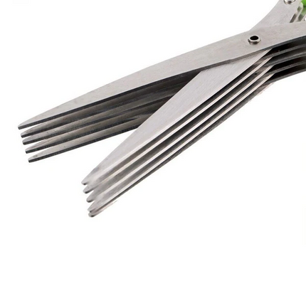 Kitchen Shears with 5 Blades, Multi Blade Kitchen Scissors Stainless Steel