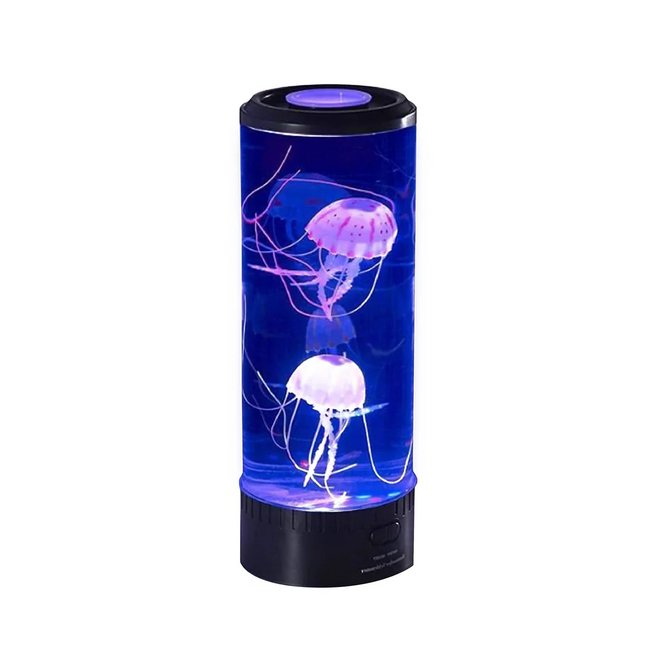 Jellyfish Night Light, Color Changing LED Jellyfish Lamp, Fake Jellyfish Tank Aquarium for Kids and Adults Room Decor